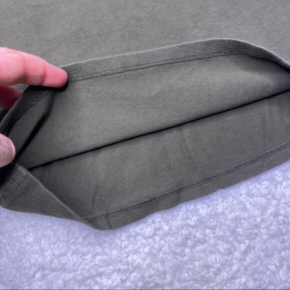 Forever 21 Army Green Cropped Tank Medium - Picture 6 of 7